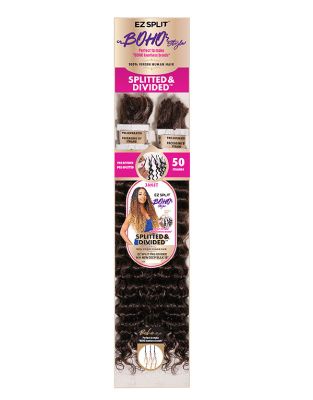 EZ Split New Deep Bulk 18 Pre Divided 100 Human Braiding Hair Janet Collection