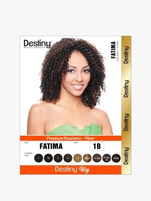 Fatima Destiny Premium Realistic Fiber Full Wig - Beauty Elements