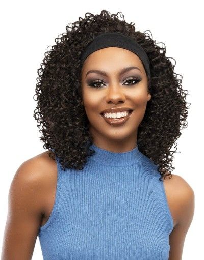 Faye Crescent Synthetic Hair Headband Wig By Janet Collection