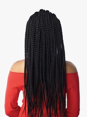 Feed In Fulani Cornrow Cloud9 13x7 Braided Lace Front Wig Sensationnel