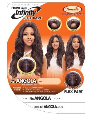 FIN Angola Synthetic Hair Lace Front Wig By Infinity - Vanessa