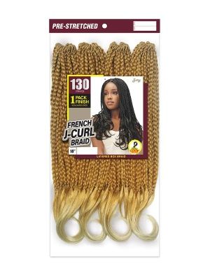 FRENCH J-CURL Pre-Stretched Crochet Braid 18 Zury Hollywood