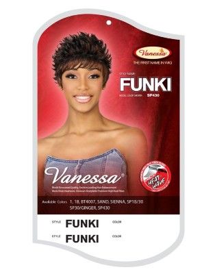 Funki Synthetic Hair Fashion Full Wig Vanessa