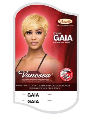 Gaia Synthetic Hair Fashion Full Wig Vanessa