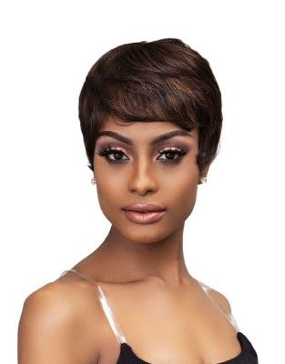 Geneva Lavish 100 Virgin Human Hair Lace Front Wig By Janet Collection