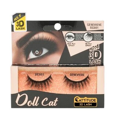 DC001 Genevieve Doll Cat 3D Lash Ebin New York