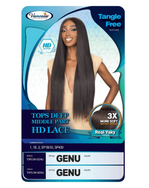 Tops DM Genu Synthetic Hair HD Lace Front Wig Vanessa