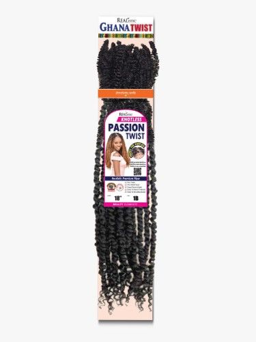 Passion Twist 18 inches Knotless Realistic Beauty Element Crochet Braid- Bijoux