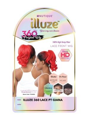 Giana Synthetic Hair 360 PT Illuze HD Lace Front Wig Nutique