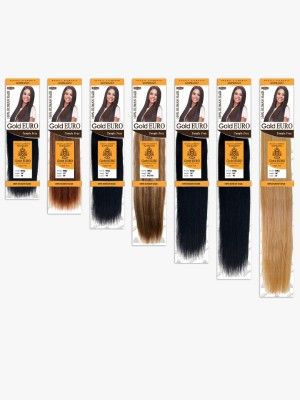 Gold Euro Silky 20 Inch Soprano 100 Remi Human Hair Weave - Beauty Elements