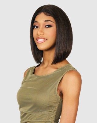 H134 Hanna 13X4 100 Human Hair Transparent HD Lace Front Wig Vanessa