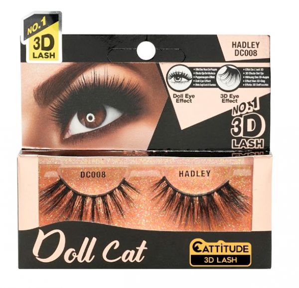 DC008 HADLEY Doll Cat 3D Lash Ebin New York