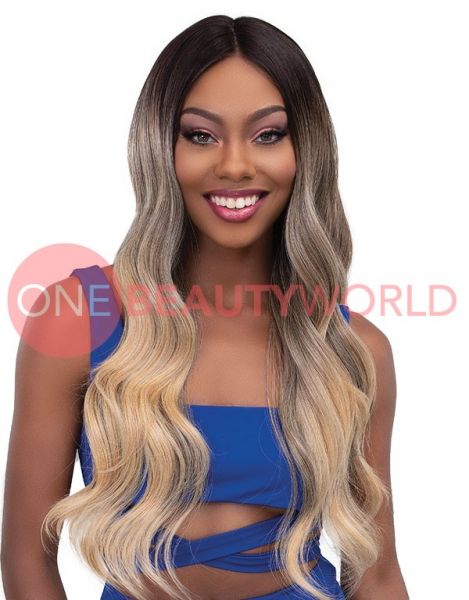 BELLA Melt by Janet Collection Synthetic Extended Deep HD Part Lace Wig