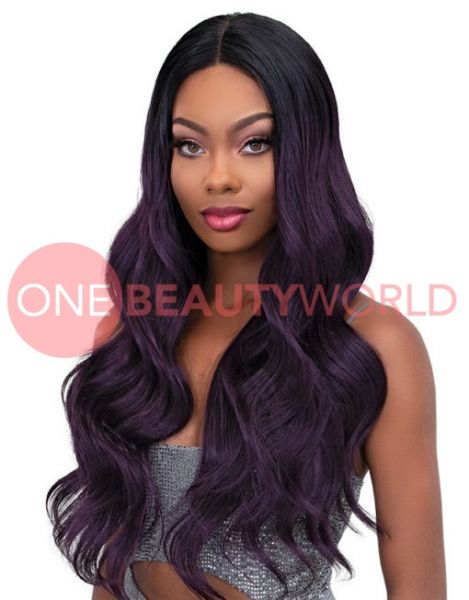 BELLA Melt by Janet Collection Synthetic Extended Deep HD Part Lace Wig