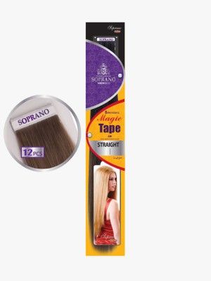 Soprano Highness Magic Tape In Straight 18 Inch 100 Remi Human Hair Extension - Beauty Elements