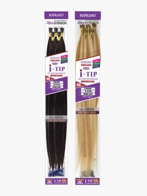 Soprano Indian Remi I Tip 18 Inch 100% Unprocessed Virgin Human Hair Extension - Beauty Elements