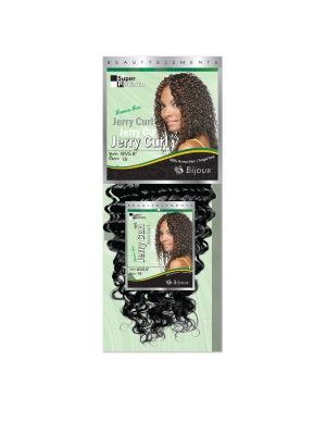 Jerry Curl 8 Inch Super Platinum 100 Human Hair Weave - Beauty Elements