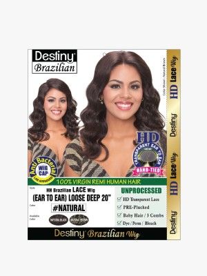 Loose Deep 20 Inch Virgin Remi HH Brazilian HD Lace Wig - Beauty Elements