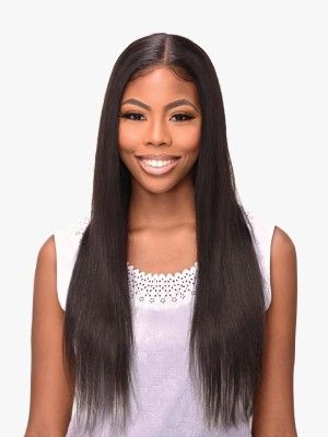 Straight 28 Inch HH 100 Remi Human Hair HD Transparent Lace Wig - Beauty Elements