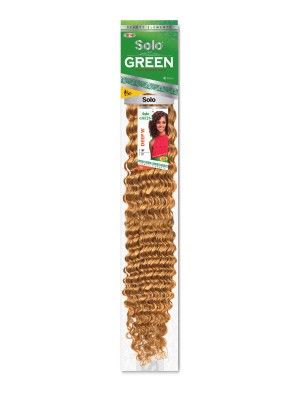 Deep Wave 18 Inch Solo Green 100 Remi Human Hair Weave - Beauty Elements