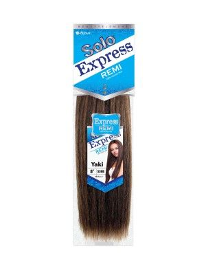 Yaki 8 Inch Solo Express 100 Remi Human Hair Weave - Beauty Elements