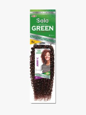 Jerry Curl 10 Inch Solo Green 100 Remi Human Hair Weave - Beauty Elements