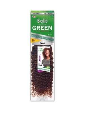 Jerry Curl 12 Inch Solo Green 100 Remi Human Hair Weave - Beauty Elements