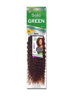 Jerry Curl 14 Inch Solo Green 100 Remi Human Hair Weave - Beauty Elements