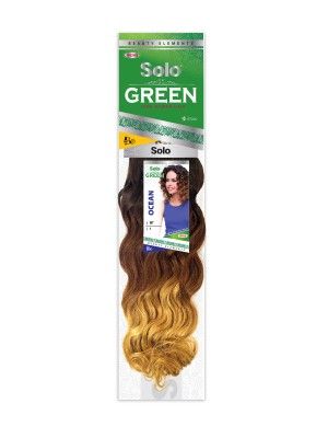 Ocean Curl 14 Inch Solo Green Remi 100 Human Hair Weave - Beauty Elements