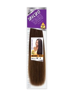Micro Yaki 14 Inch 100 Human Hair Weave - Beauty Elements