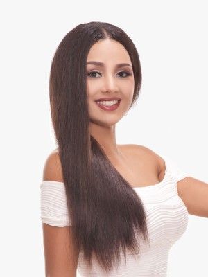 New Yaki 8 Inch Super Platinum 100 Human Hair Weave - Beauty Elements