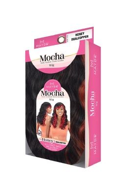 HONEY Mocha 100 Human Hair Blend Wig - Mayde Beauty