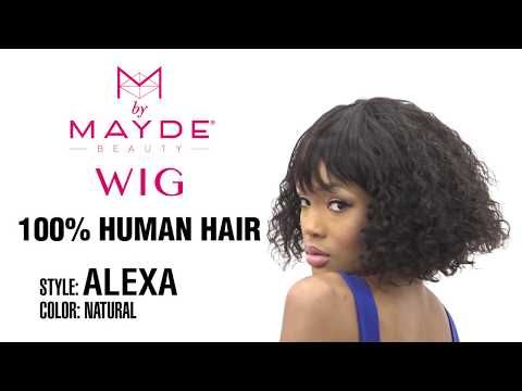 ALEXA by Mayde Beauty 100% Human Hair Wig