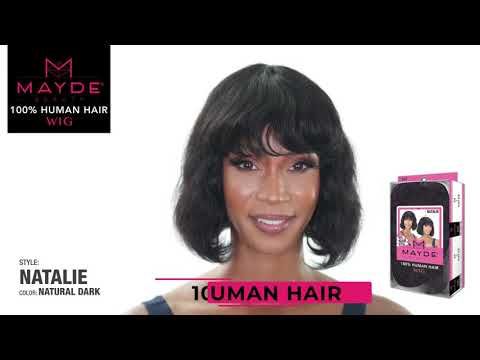 NATALIE By Mayde Beauty 100% Human Hair Full wig