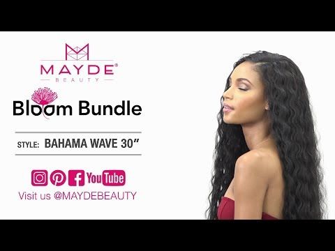 Bahama Wave 30 Inch Synthetic Bloom Bundle by Mayde Beauty