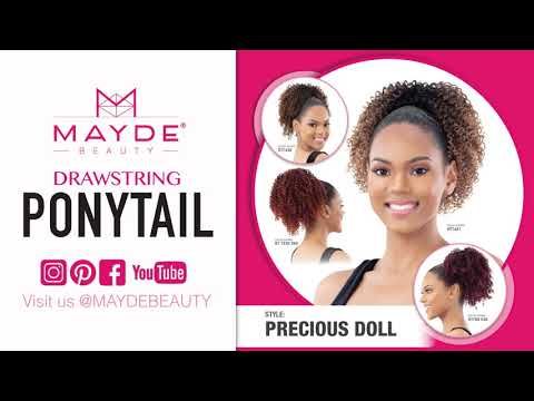 PRECIOUS DOLL By Mayde Beauty Synthetic Drawstring Ponytail
