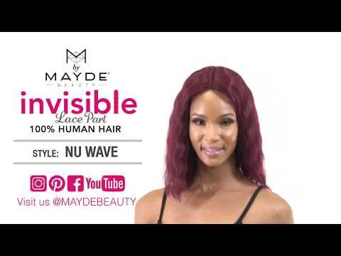 NU WAVE by Mayde Beauty Invisible Lace Part Wig 