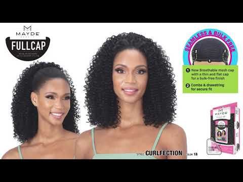 CURLFECTION by Mayde Beauty 2 in 1 Style Wig and Ponytail
