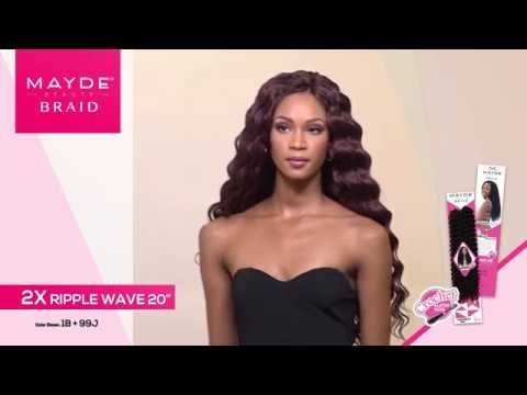 2X RIPPLE WAVE 20 Inch By Mayde Beauty Crochet Braid