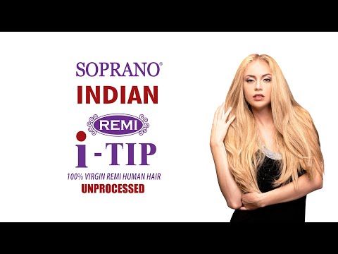 Soprano Indian Remi I Tip 18 Inch 100% Unprocessed Virgin Human Hair Extension - Beauty Elements