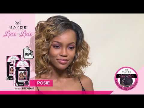 POSIE Synthetic Lace and Lace Front Wig - Mayde Beauty