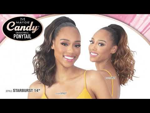 StarBurst 14 Mayde Beauty Synthetic Drawstring Ponytail
