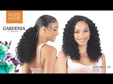 Gardenia Deep Wave 14 Hair Weave Model Model