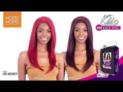 Monet Klio HD Lace Front Wig Model Model