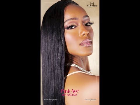 Yaky Pink Ave 100 Human Hair Weave By Mayde Beauty