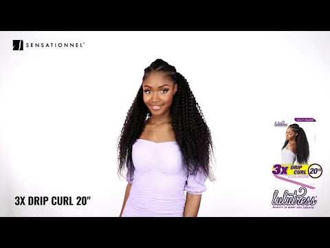 3X Drip Curl 20 Inch Lulu Tress Braiding Hair Sensationnel
