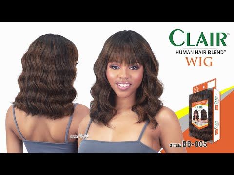 BB-005 Model Model Clair Human Hair Blend Wig