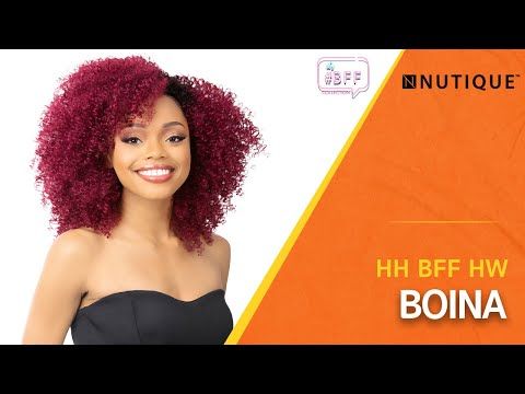 BFF Boina Human Hair Blend Half Wig Nutique