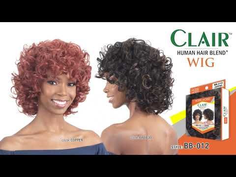 BB 012 Clair Human Hair Blend Wig Model Model