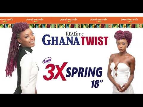 3X Spring 18 Ghana Twist Crochet Braid Beauty Elements